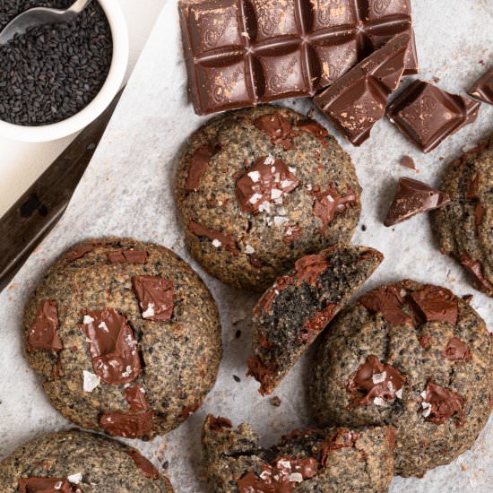Black Sesame Cookies - Recipe photo by catherine.desserts