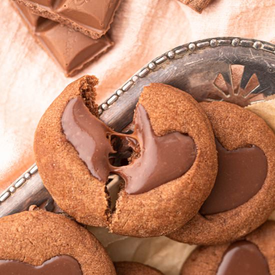 Chocolate Thumbprint Cookies - Recipe photo by catherine.desserts
