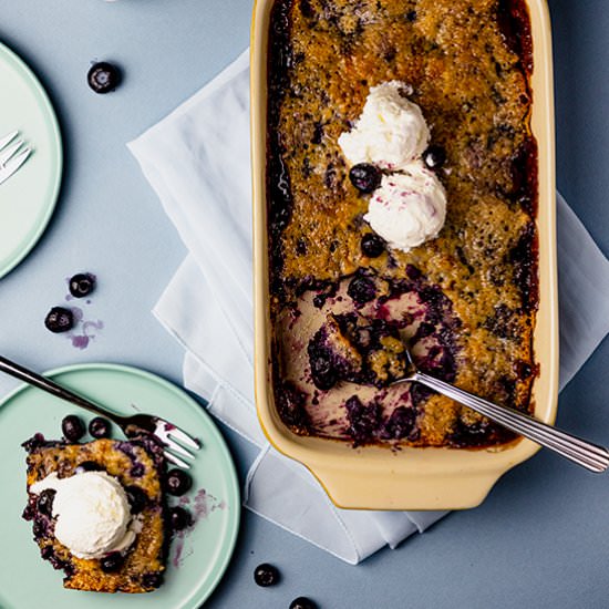 Gluten-Free Blueberry Cobbler - Recipe photo by ScienceandCrumbs