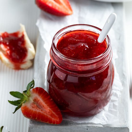 Strawberry Jam - Recipe photo by itsnotcomplicatedrecipes
