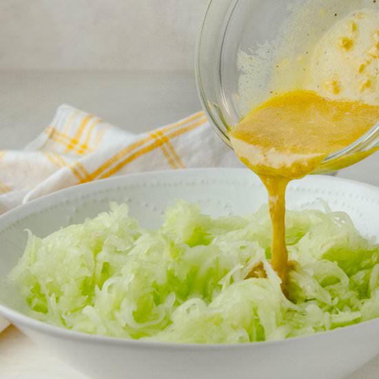 Grated Cucumber Salad - Recipe photo by garlic and zest