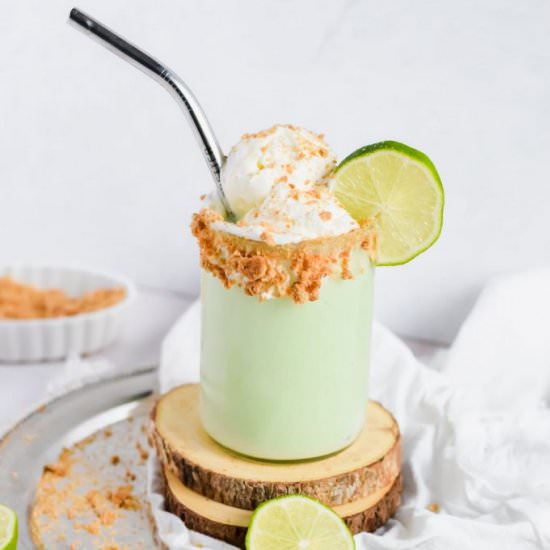 Key Lime Pie Milkshake - Recipe photo by apaigeofpositivity
