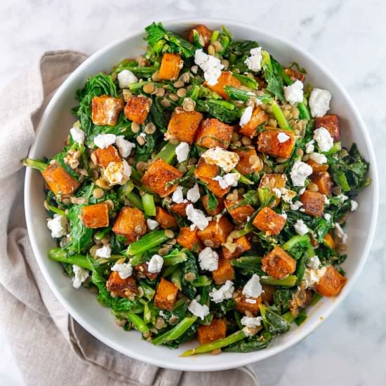 Spicy Butternut Squash Salad - Recipe photo by bunsenburnerbakery