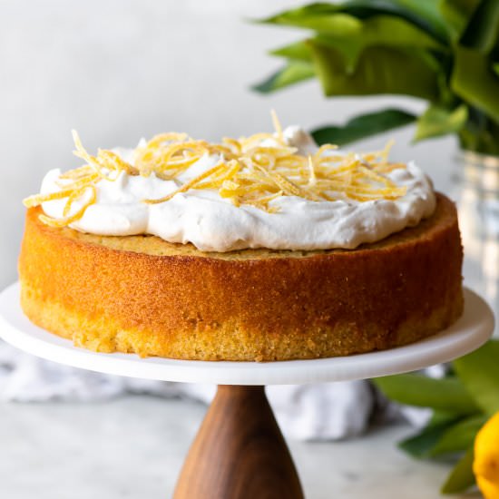 lemon olive oil cake - Recipe photo by withspice