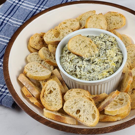 Instant Pot Spinach Artichoke Dip - Recipe photo by Masonjarsandme
