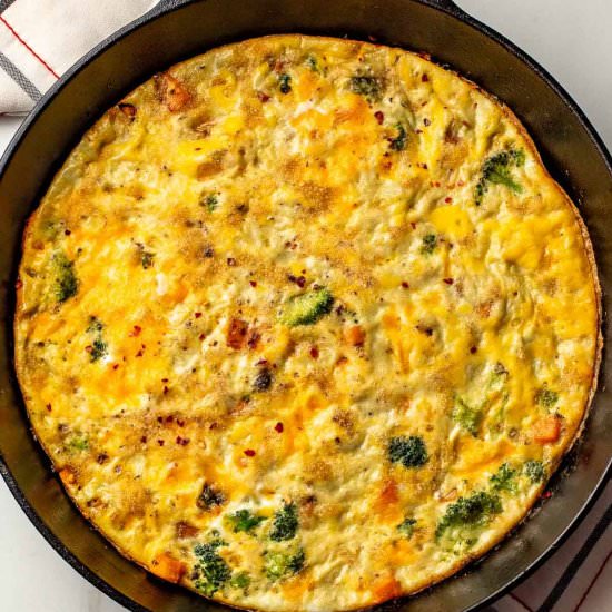 Sweet Potato Frittata - Recipe photo by littlespoonfarm