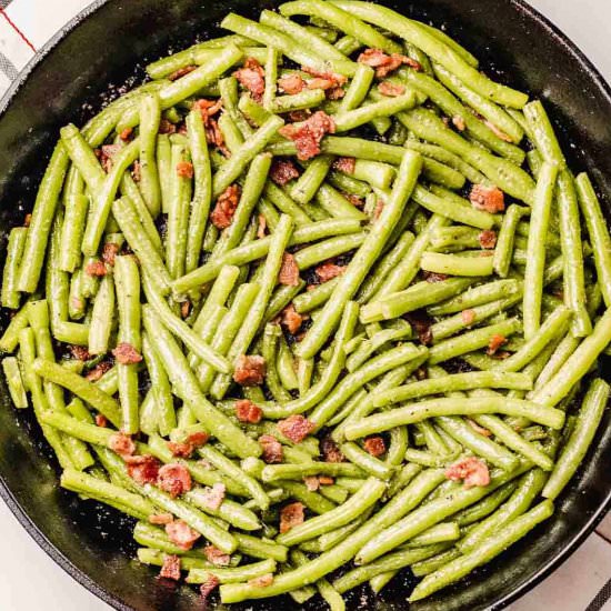 Green Beans with Bacon - Recipe photo by littlespoonfarm