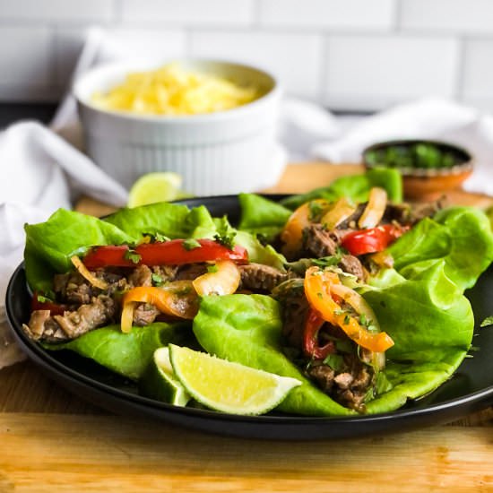 Slow Cooker Carne Asada - Recipe photo by Inspired Fresh Life