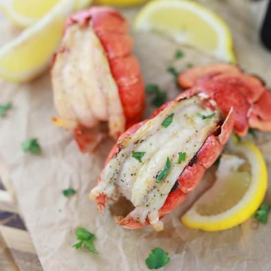 Air Fryer Lobster Tails - Recipe photo by Forktospoon