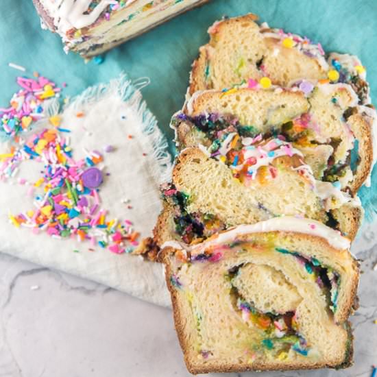 Funfetti Babka - Recipe photo by bunsenburnerbakery