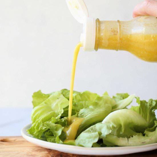 Best Champagne Vinaigrette Dressing - Recipe photo by Delightful Mom Food