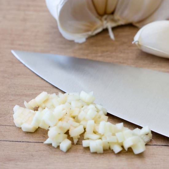How to Cut and Mince Garlic - Recipe photo by wholefully