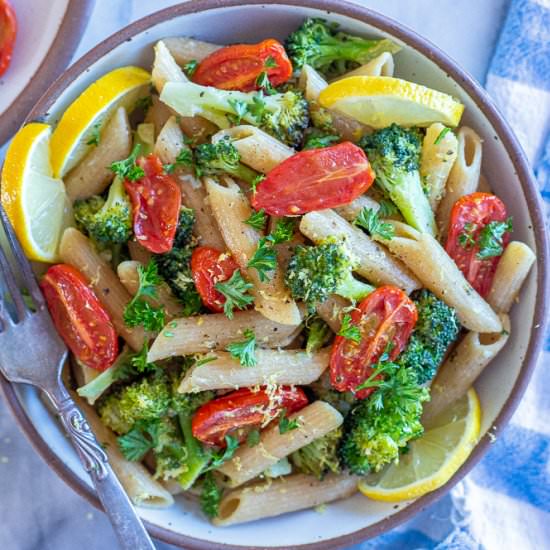 Lemon Broccoli Pasta - Recipe photo by She Likes Food