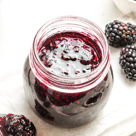 Blackberry Jam - Recipe photo by itsnotcomplicatedrecipes