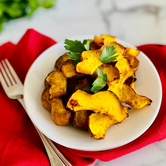 Air Fryer Acorn Squash Slices - Recipe photo by theshortordercook