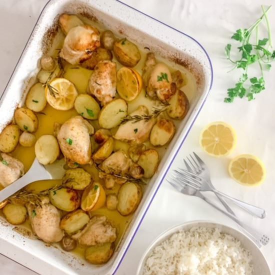 Lemon Chicken Sheet pan - Recipe photo by Gluten free tranquility