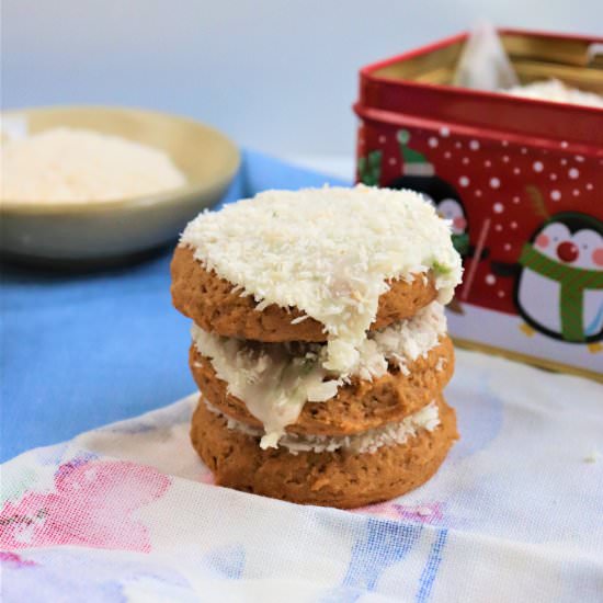 Coconut Galangal Lime Cookies - Recipe photo by veryveganval
