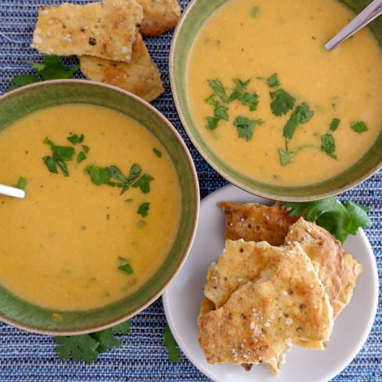 ROASTED WINTER SQUASH SOUP - Recipe photo by simplysophisticatedcooking