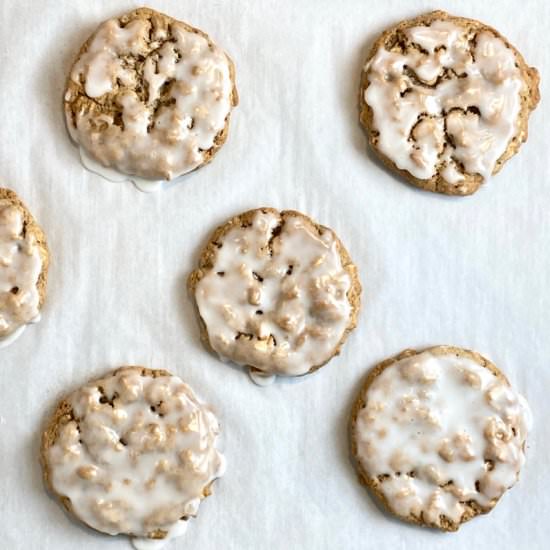 Iced Oatmeal Cookies - Recipe photo by thebrookcook.wordpress.com