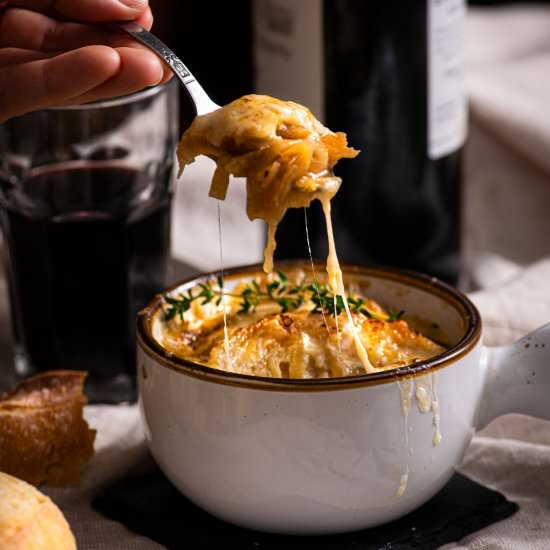 French Onion Soup - Recipe photo by rhubarbandcod