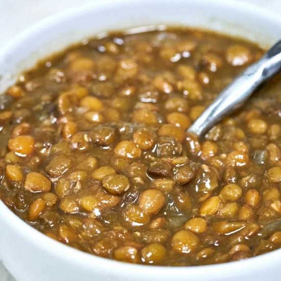 Iranian Adasi – Lentil Stew - Recipe photo by proportionalplate