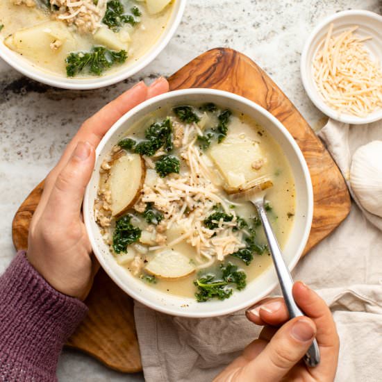 Vegan Zuppa Toscana - Recipe photo by from my bowl