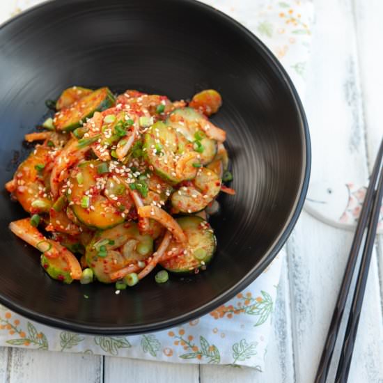 Spicy Korean Cucumber Salad - Recipe photo by beyondkimchee