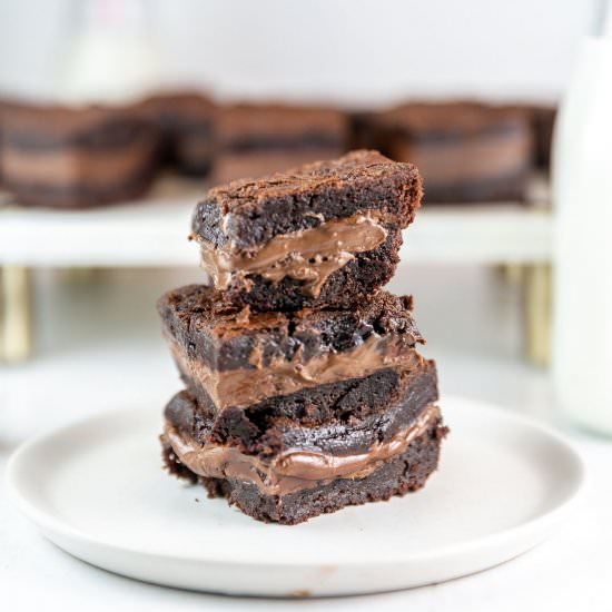 Ultimate Nutella Brownies - Recipe photo by bunsenburnerbakery