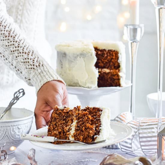 Carrot Cake & Cream Cheese Frosting - Recipe photo by Annikaeats