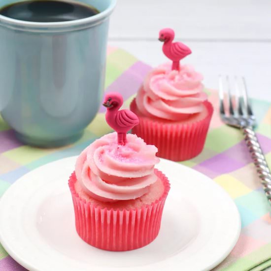 Strawberry Milk Cupcake Recipe - Recipe photo by CakeMixRecipes