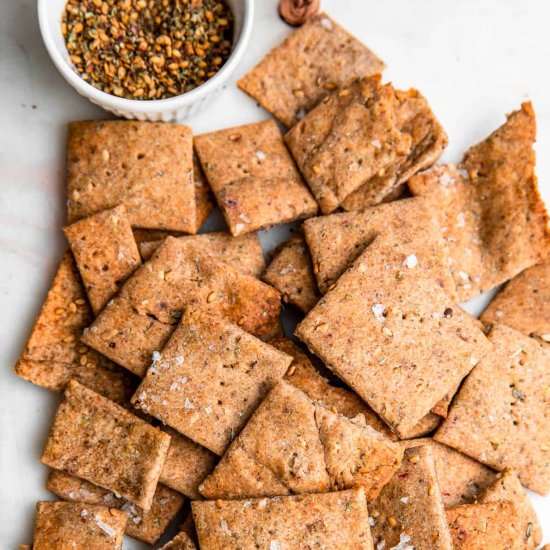 Sourdough Discard Crackers - Recipe photo by everylittlecrumb