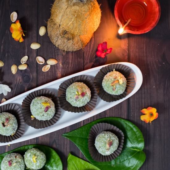 Paan Coconut Laddoo Recipe - Recipe photo by Puja