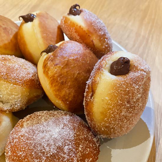 Nutella bombolini - Recipe photo by hornoMX