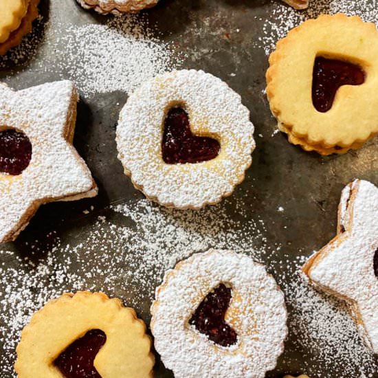 Linzer cookies - Recipe photo by hornoMX