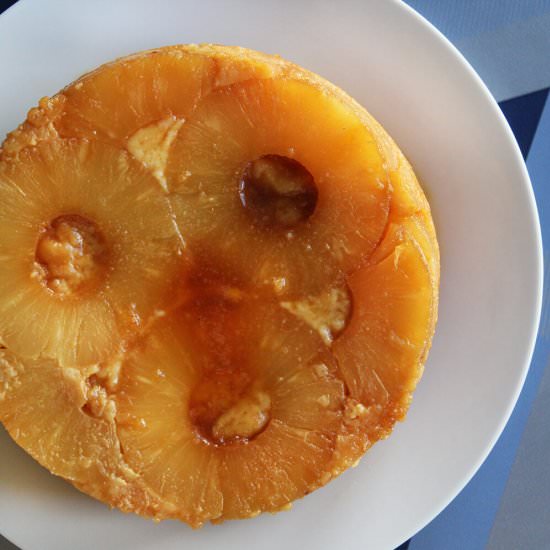 Pineapple upside down cake - Recipe photo by hornoMX