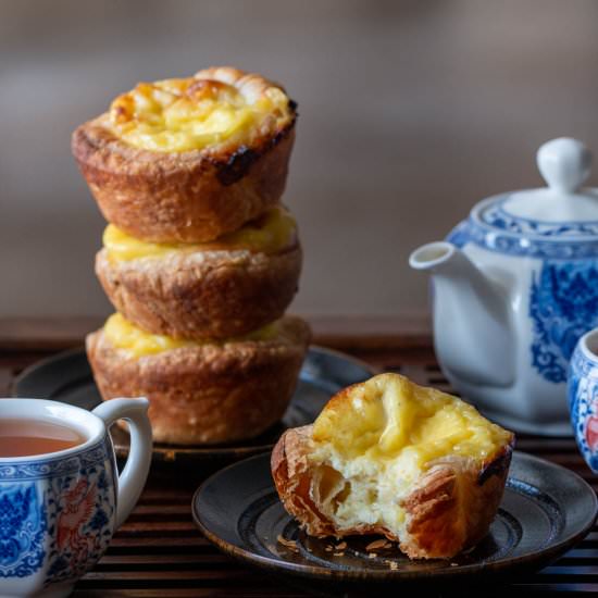 Hong Kong Style Egg Tarts - Recipe photo by Healthy World Cuisine