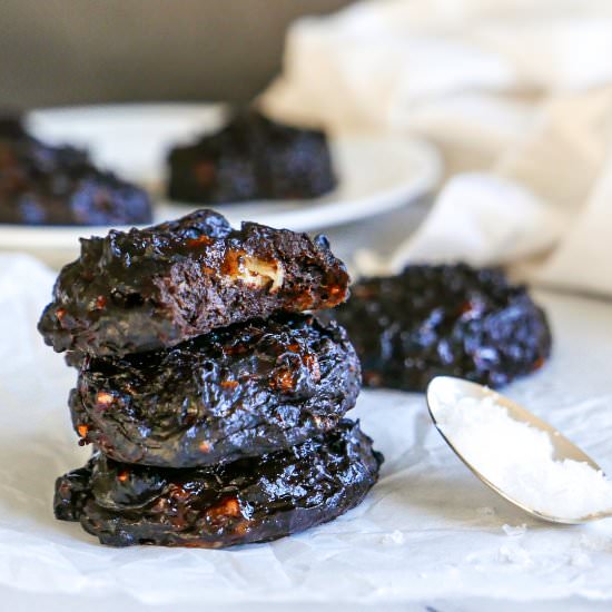 Peanut Butter Banana Fudge Cookies - Recipe photo by gastronotherapy