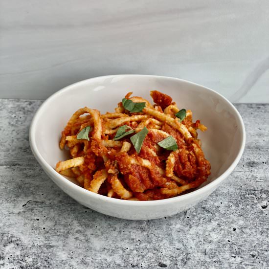Tomato Sauce with 'Njuda - Recipe photo by Eatbreathelove313
