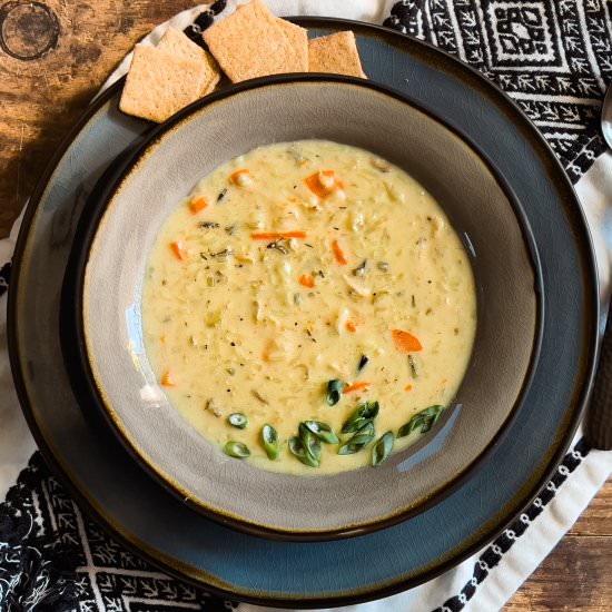 Creamy Chicken and Wild Rice – IP - Recipe photo by Jaxx The Bearded Hiker