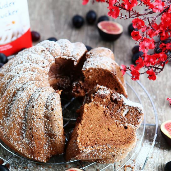 Egg White Chocolate Bundt Cake - Recipe photo by angiesrecipes