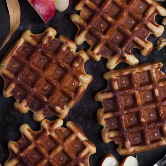 Apple Cinnamon Buckwheat Waffles - Recipe photo by Tashasartisanfoods