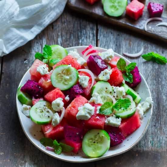 Watermelon Feta Salad - Recipe photo by Tashasartisanfoods