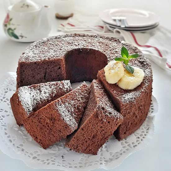 Chocolate Banana Chiffon - Recipe photo by MyHomeDiaryinTurkey