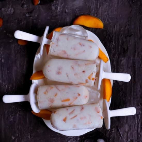 Almond Peach Popsicles - Recipe photo by Tashasartisanfoods