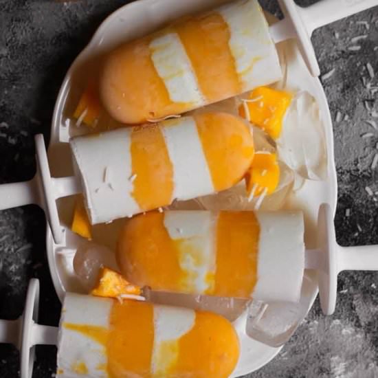 Mango Coconut Popsicles - Recipe photo by Tashasartisanfoods