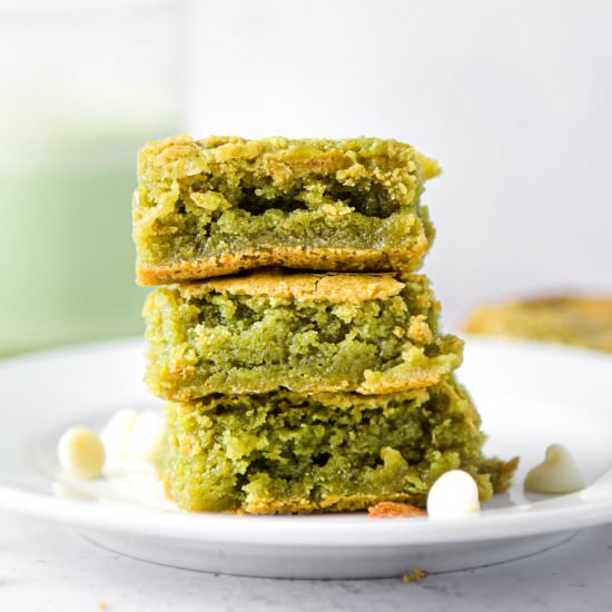 Matcha Brownies - Recipe photo by Chopnotch