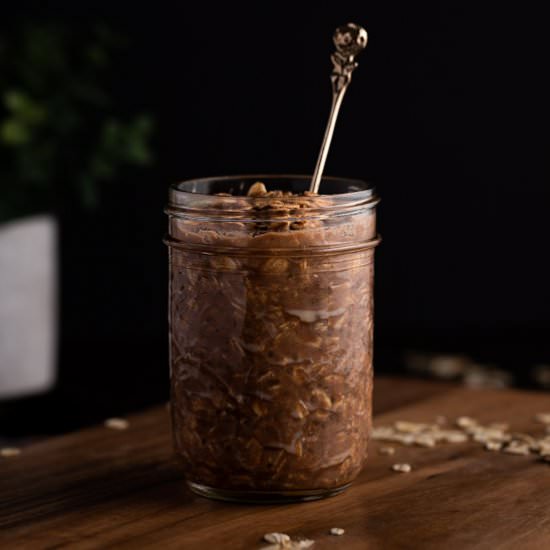 Protein Overnight Oats - Recipe photo by The Littlest Crumb