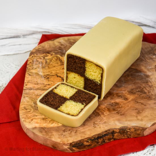 Chocolate Battenberg Cake - Recipe photo by Waitingforblancmange