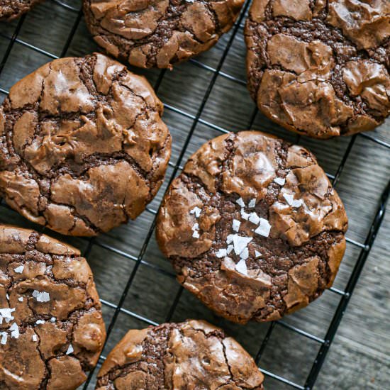 Fudgy Brownie Cookies - Recipe photo by thebakingchocolatess
