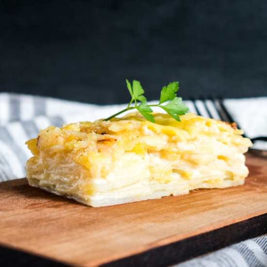Creamy potato gratin - Recipe photo by petitedecadence